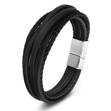 Genuine Leather Bracelet Men Vintage