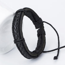 Fashion Anchor Charm Leather Men's Bracelets