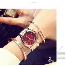 Rose Gold Women's Watches and Bracelet