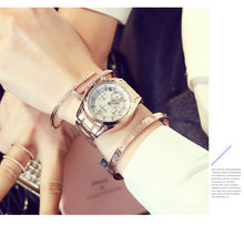Rose Gold Women's Watches and Bracelet