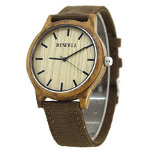 BEWELL Bamboo Wood Watch