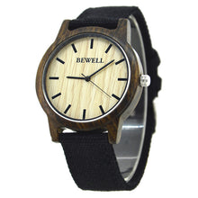 BEWELL Bamboo Wood Watch
