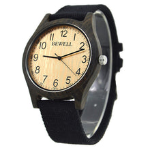 BEWELL Bamboo Wood Watch