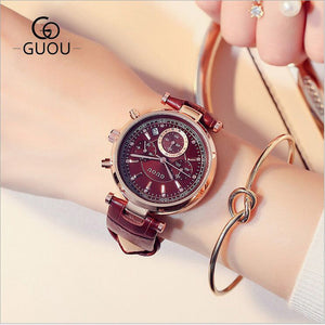 GUOU Fshion Ladies Watch For Women