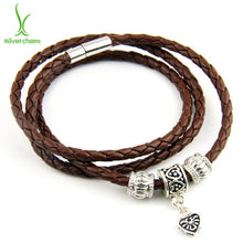 BISAER Genuine Leather Bracelets for men