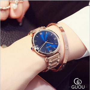 GUOU Women's Watches Ladies Watch Women Rose Gold