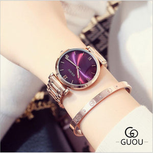 GUOU Women's Watches Ladies Watch Women Rose Gold